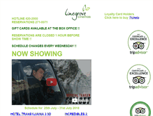 Tablet Screenshot of limegrovecinemas.com